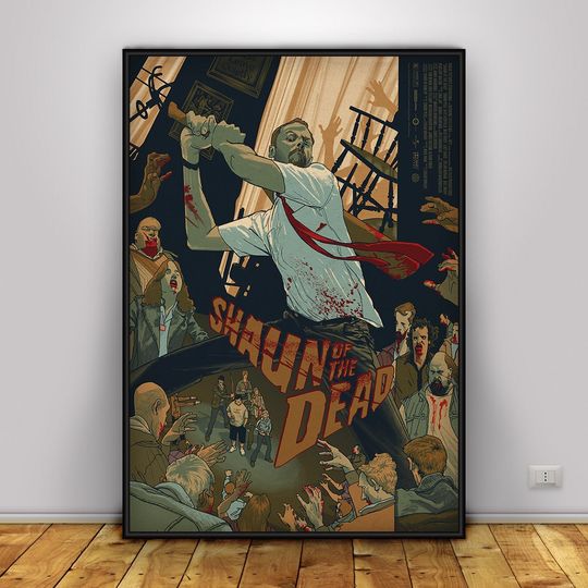 Discover Shaun of the Dead Movie Poster Wall Art