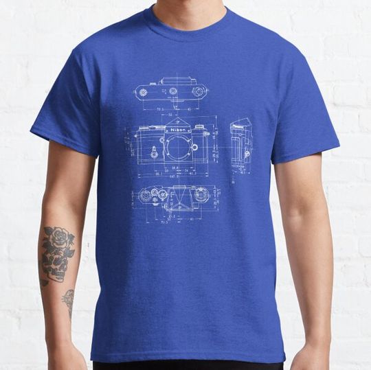 Discover Nikon F Blueprint Vintage Classic Camera