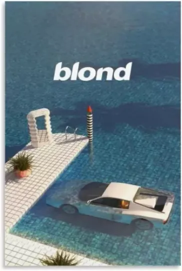 Discover Wall Poster Frank Ocean Blond Album Cover