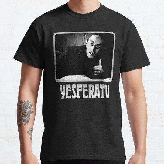 Discover Yesferatu funny Nosferatu positive goth horror lover gift meme