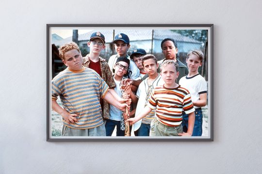 Discover The Sandlot Movie Poster, Printable Wall Art, Baseball Poster, Playroom Decor