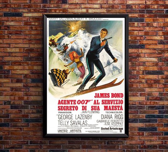 Discover On Her Majesty's Secret Service - James Bond 007 Movie Poster