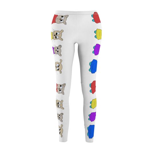 Discover Tiki Cats Women's Cut & Sew Casual Leggings