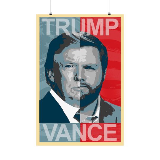 Discover Trump Vance (Standard) - Matte Vertical Posters