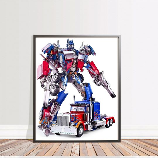 Discover Optimus Prime Transformer, Digital Download, Superhero,Wall Art Poster
