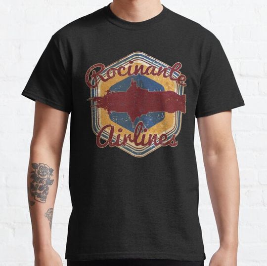 Discover ROCINANTE AIRLINES DISTRESSED BADGE