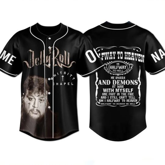 Discover Jelly Roll 2023 Tour Baseball Jersey Shirt