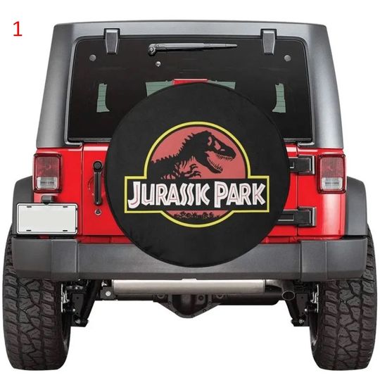 Discover Dinosaur Park World Theme Spare Tire Cover