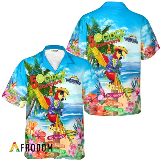 Discover Twisted Tea Parrot Hawaiian Shirt