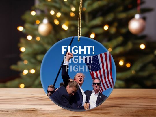Discover Fight for Trump 2024 Ornament