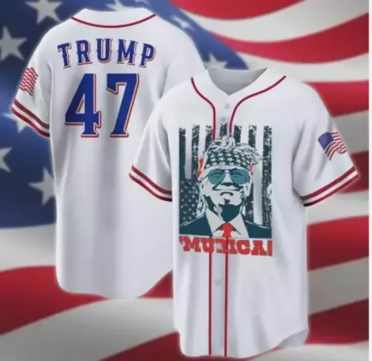 Discover Trump 2024 Take America Back 47th US President Murica Baseball Jersey Shirt