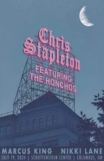 Discover Chris Stapleton Tour In Columbus OH On July 19 2024 Poster