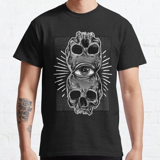 Discover Skull Eye Monochrome