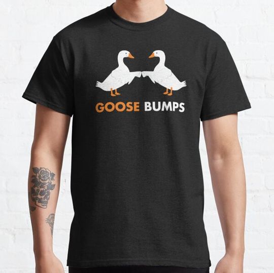 Discover GOOSE Bumps Funny Geese Pun GooseBumps