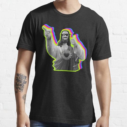 Discover Buddy Jesus Neon Pixel Sun Glasses