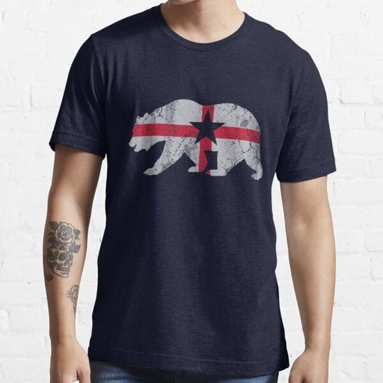 Discover California Bear English Flag