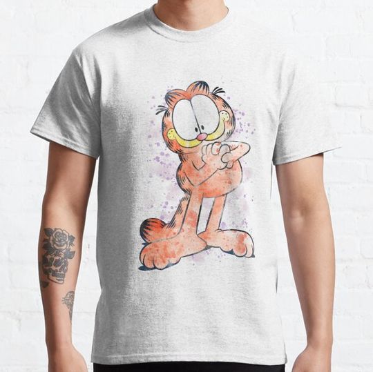 Discover Garfield Watercolor Paint Splatter