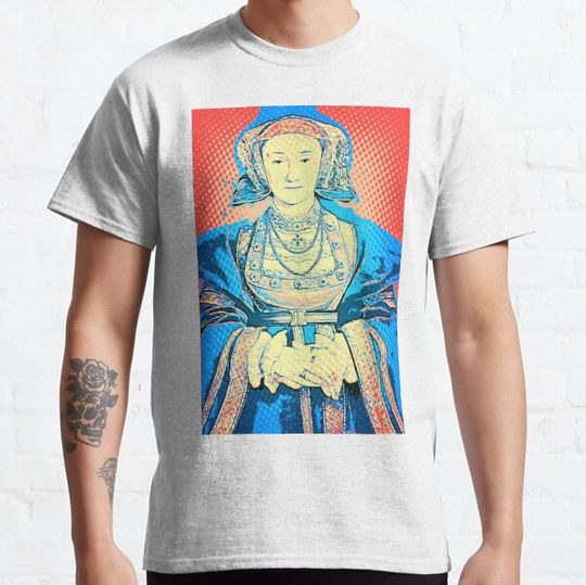 Pop Art Anne of Cleves by Holbein