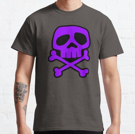 Discover Old School Punk Rock Skull (purple)