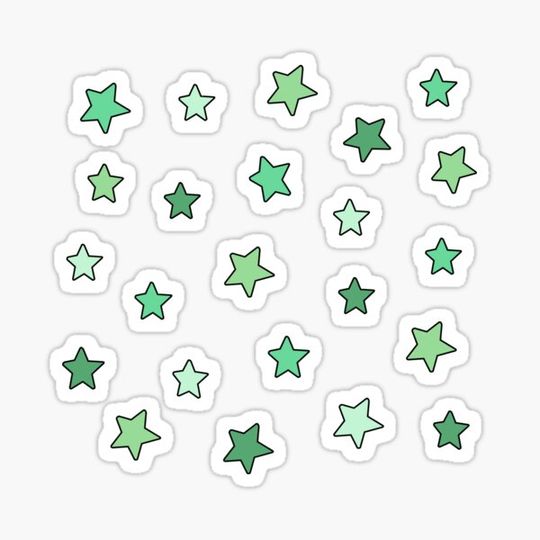 Discover Sage Green mini star pack
