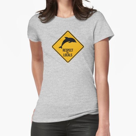 Discover Respect the dolphins - Caution sign