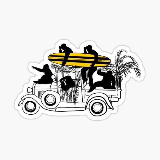 Surf Car Outline