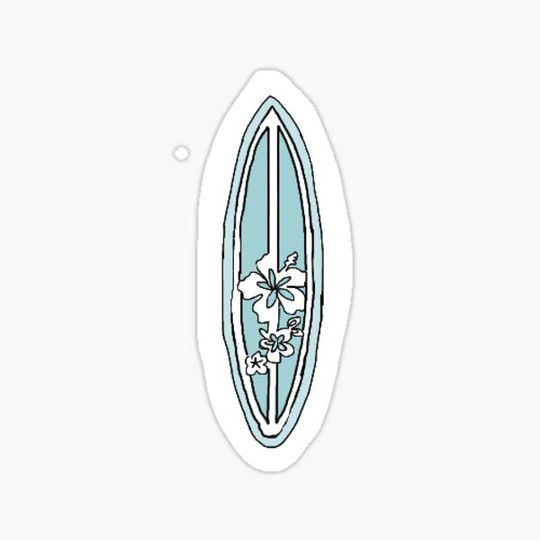 Discover Surfboard sticker