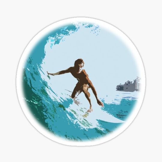 Discover Blue Surfer