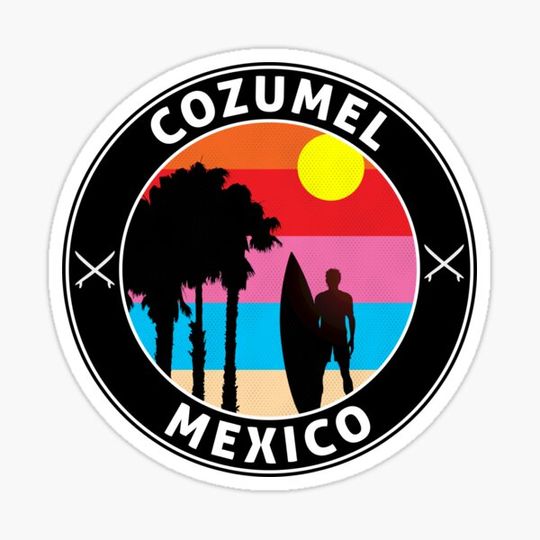 Discover SURFING COZUMEL MEXICO SURF SURFER BEACH OCEAN VACATION