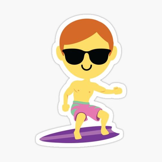 Discover Surfer Boy Emoji
