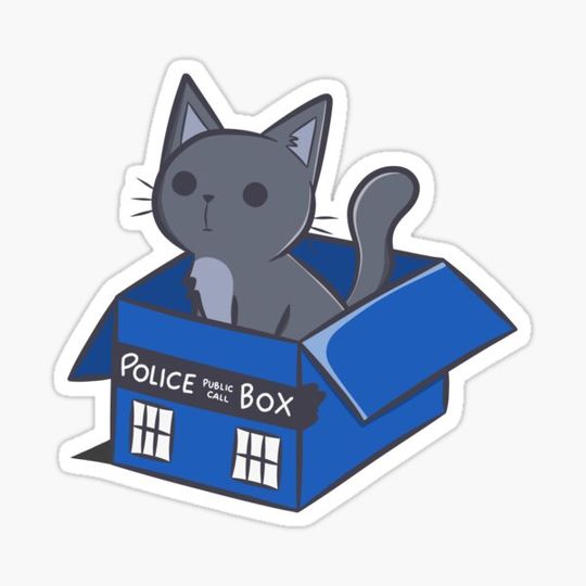 Discover Cat In a Blue Box