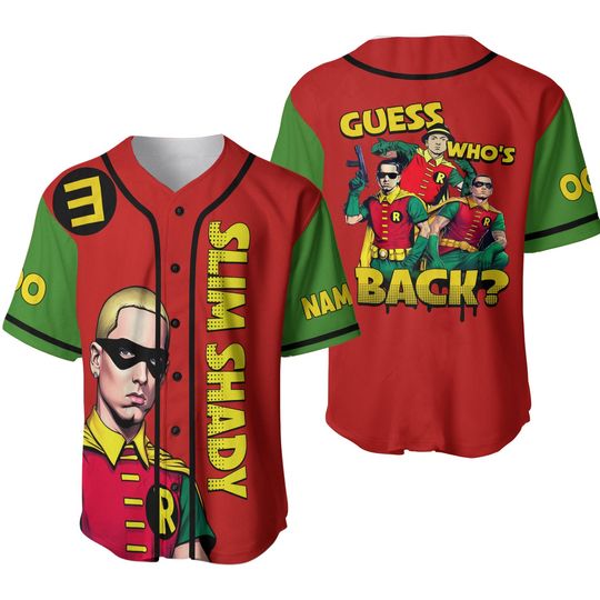 Discover Eminem Slim Shady Guess Who’s Back Custom Baseball Jersey