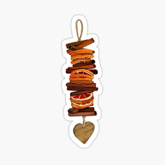 Discover Christmas spice Orange garland