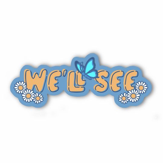 Discover Well See Sticker, Water Bottle Decal, Vinyl Die Cut for Laptop, Chattermax Inspired Design