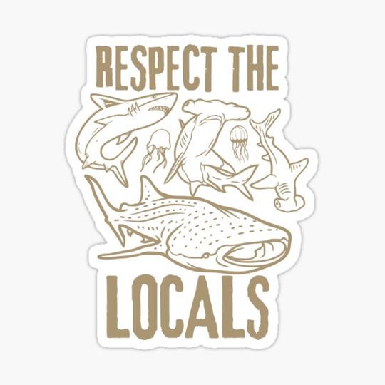 Discover Protect The Ocean Whale Shark, Respect The Locals Gift
