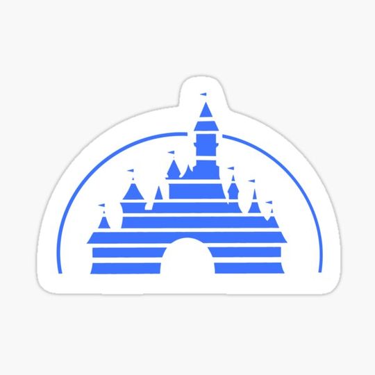 Discover 90s aesthetic movie castle sticker