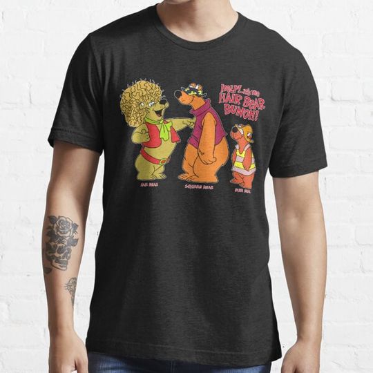 Discover Tribute to 70s "Help! ... It&x27;s the Hair Bear Bunch!" Cartoon Series Classic T-Shirt
