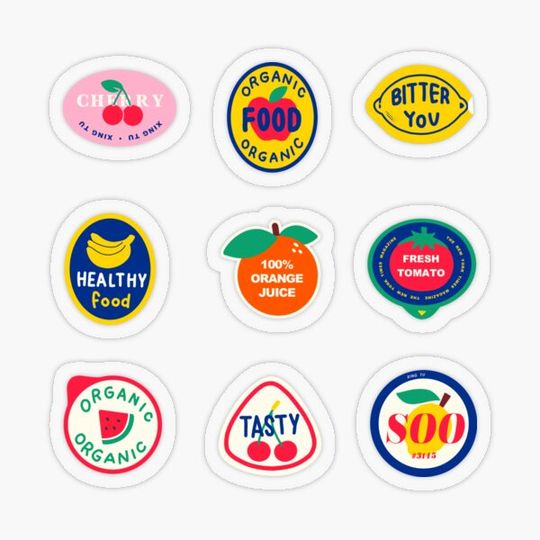 Discover Fruit Stickers
