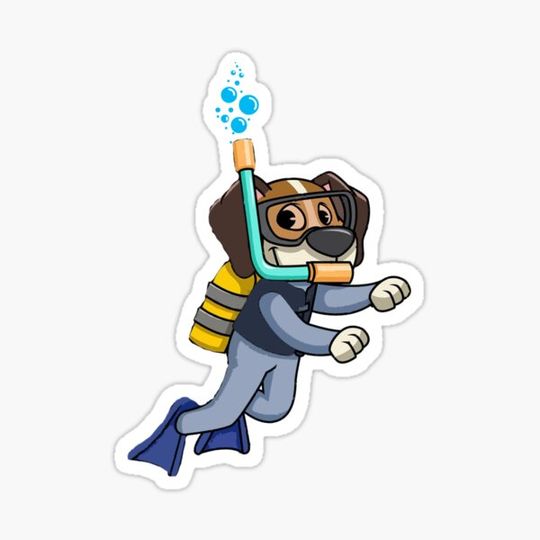 Discover Scuba diving dog dogs with snorkel - gift idea for dogs and scuba diving lovers for wif girlfriend her & him