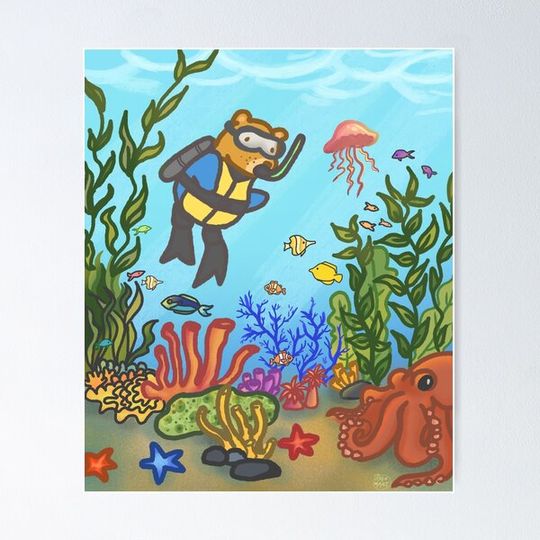 Discover Maurice The Bear - Scuba Diver