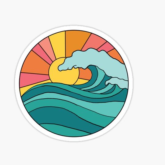 Discover Sunset Ocean circle