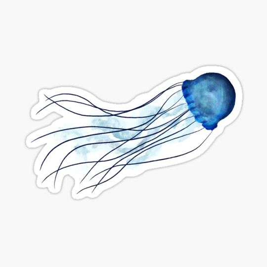Discover Graceful Jellyfish - Sticker