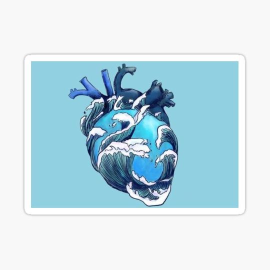Discover Blue Water heart