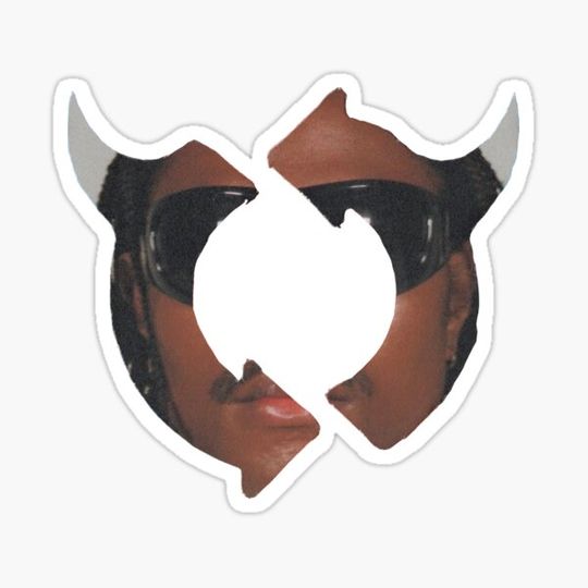 Discover Steve Lacy Gemini Rights Album Cutout Sticker
