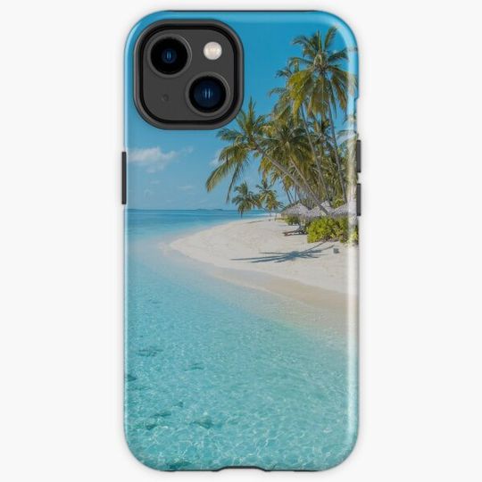Discover Tropical Maldives Palm Tree Beach Paradise