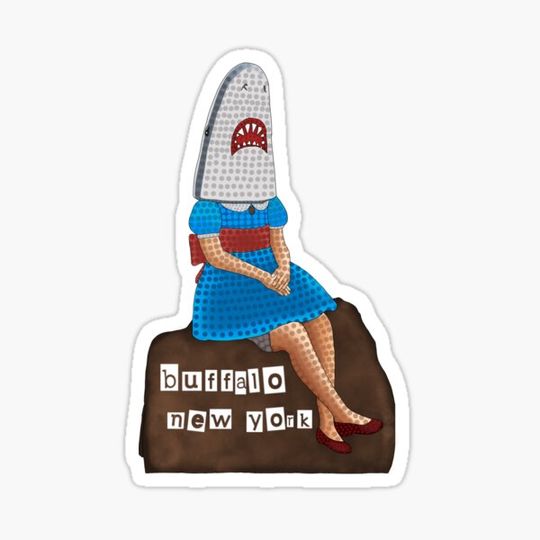 Discover Shark-Girl Pop Art: Buffalo NY