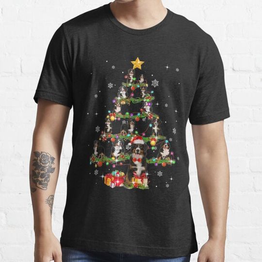 Discover Dog Bernese Mountain Christmas Tree Mas Lover Gift Long Sleeve