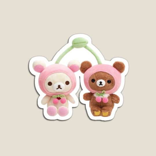 Discover Rilakkuma and Korilakkuma in cherry hat