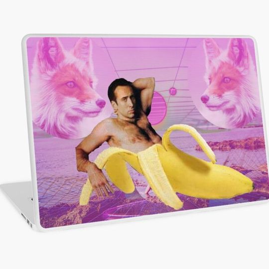 Discover Nicholas Cage Banana Vaporwave