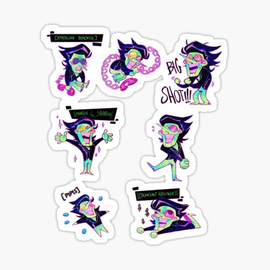 Discover Spamton Stickers